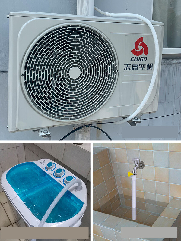 1M-5M 15 mm x 16 mm bijela odvodna cijev za crijeva za klima uređaj ili pranje rublja, dovodna cijev, crijeva