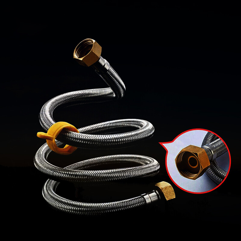 1/2" Vodovodna cijev od nehrđajućeg čelika protiv eksplozije fleksibilna pletena cijev za vodu za kuhinjsku kupaonsku slavinu