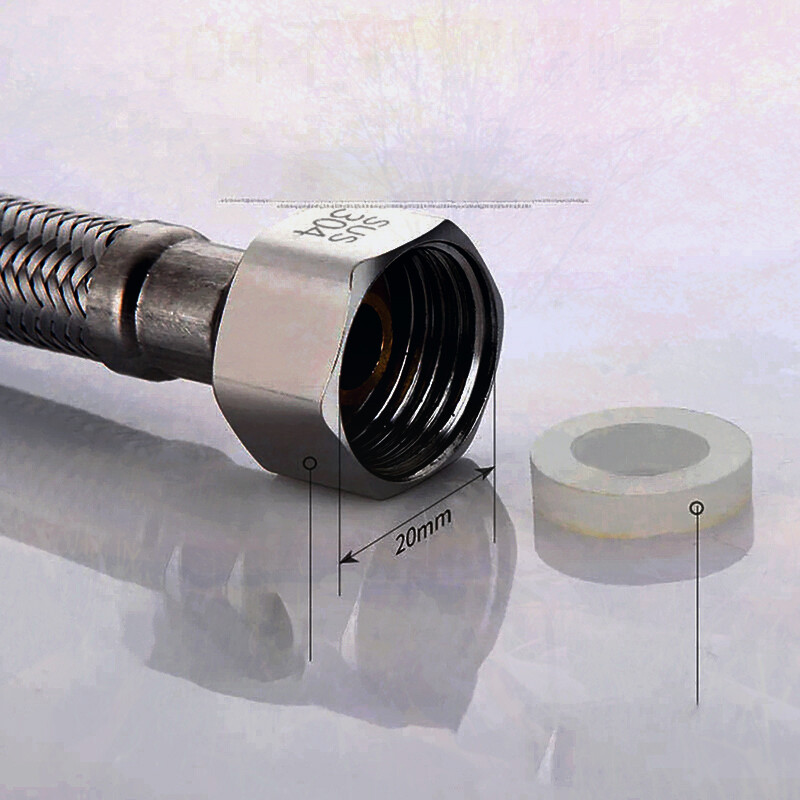 1/2" Vodovodna cijev od nehrđajućeg čelika protiv eksplozije fleksibilna pletena cijev za vodu za kuhinjsku kupaonsku slavinu