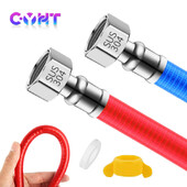 Crijevo od nehrđajućeg čelika 304, grijač vode, dovodna cijev za toplu ili hladnu vodu, metalni mijeh u 4 točke, višenamensko crijevo za plin otporno na eksploziju