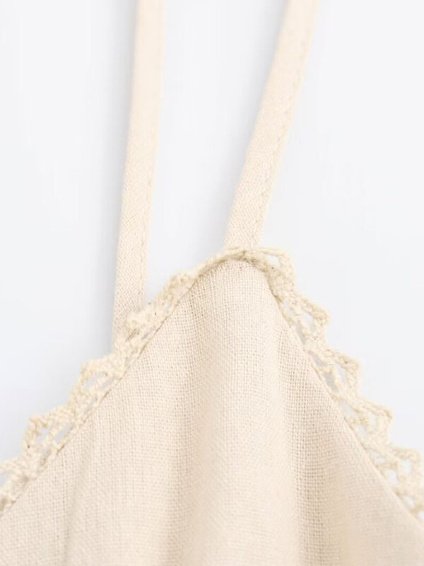 2024 uued naisteriided temperament mood seksikas traksidega üherealine õhukeste rihmadega kleit