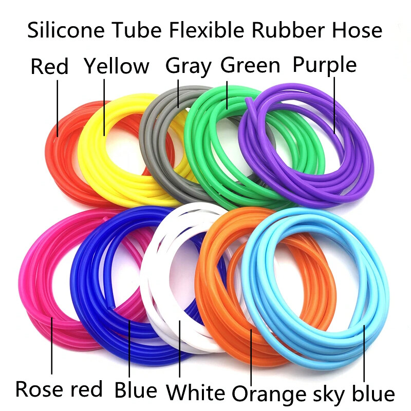 2 metra ID2 3 4 5 6 7 8 9 10 12 mm silikonska cijev Fleksibilno gumeno crijevo Cijev za bezalkoholna pića za hranu Priključak za vodu Šareni vodovod