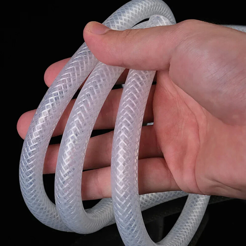 1M Nova zadebljana silikonska cijev za crijevo za prehrambenu industriju Cijev za crijevo od pletenih vlakana Prijevoz tekućine Farmaceutska industrija Prerada hrane itd.