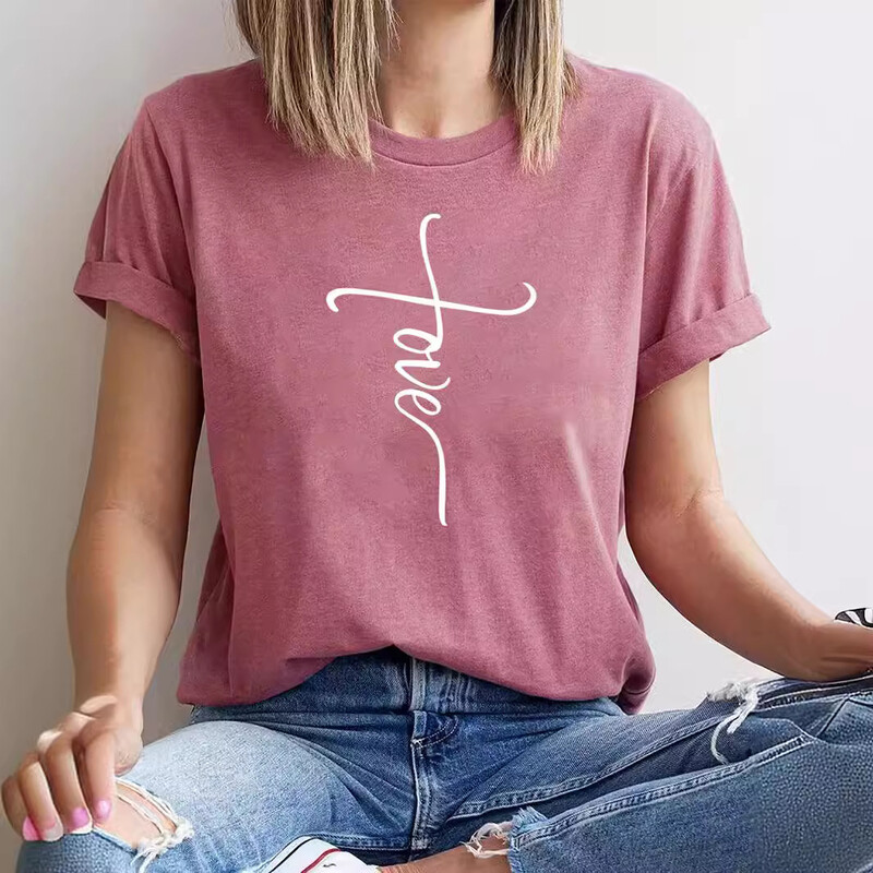 Lühikeste varrukatega kirjatrükiga ümarkaelus T-särk Independent Foreign Trade Station