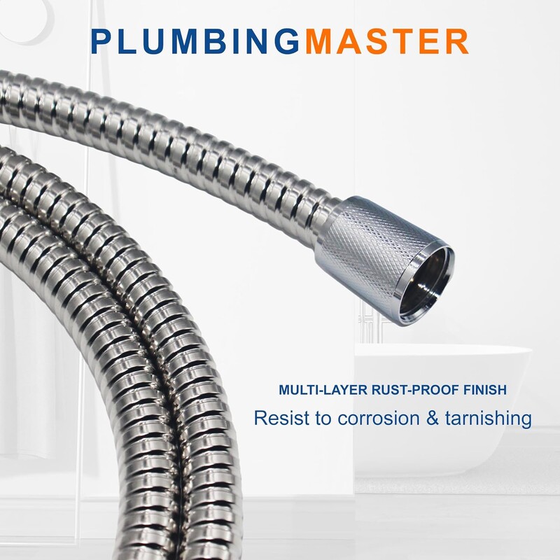 Vruće savitljivo valovito crijevo za tuširanje od nehrđajućeg čelika 1 m / 1,5 m / 2 m Priključak za vodovodno crijevo Proizvodi za kupanje Kupaonski pribor