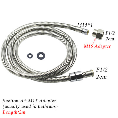 Kromirana površina od nehrđajućeg čelika izvlačiva cijev za tuš, umivaonik za kupanje kuhinjska odvodna slavina posebno crijevo