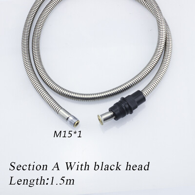 Kromirana površina od nehrđajućeg čelika izvlačiva cijev za tuš, umivaonik za kupanje kuhinjska odvodna slavina posebno crijevo