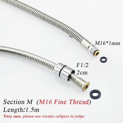 Kromirana površina od nehrđajućeg čelika izvlačiva cijev za tuš, umivaonik za kupanje kuhinjska odvodna slavina posebno crijevo