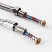 1500MM 304 Fleksibilno crijevo za tuširanje od nehrđajućeg čelika Duga kupaonska produžna cijev za povlačenje vode za vodu