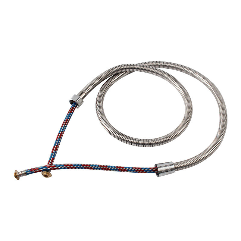 1500MM 304 Fleksibilno crijevo za tuširanje od nehrđajućeg čelika Duga kupaonska produžna cijev za povlačenje vode za vodu