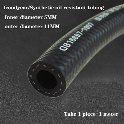 Goodyear crijevo za benzin Cijev za dizel motor Visokotlačna cijev za gorivo Otporna na visoke temperature Isporuka ulja crna gumena cijev