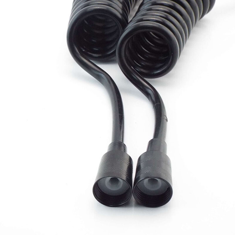 crna 1,5 m 2 m 3 m vodovodne armature Opruga Fleksibilna cijev za vodu Uvlačna cijev za telefonsku liniju glava tuša Crijevo za WC Bide