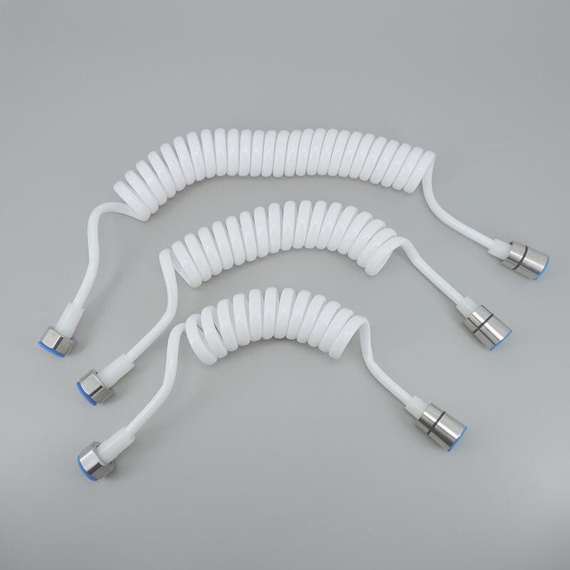 1,5/3/2m bijela 304 glava Fleksibilna opružna glava tuša mekana cijev za crijevo plastična Voda WC WC Bide Prskalica Telefonska linija kupaonica