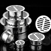 Okrugli balkonski krov od nehrđajućeg čelika 304 velikog pomaka Podni odvod protiv blokiranja Vanjski odvod kišne kante Podni odvod