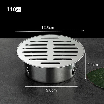 Okrugli balkonski krov od nehrđajućeg čelika 304 velikog pomaka Podni odvod protiv blokiranja Vanjski odvod kišne kante Podni odvod