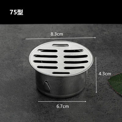 Okrugli balkonski krov od nehrđajućeg čelika 304 velikog pomaka Podni odvod protiv blokiranja Vanjski odvod kišne kante Podni odvod