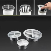 Vanjski balkonski podni odvodi protiv blokiranja odvodnje Krovni poklopac Poklopac kišne cijevi Od nehrđajućeg čelika Krovni podni odvod 28-200 mm