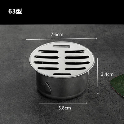 Vanjski balkonski podni odvodi protiv blokiranja odvodnje Krovni poklopac Poklopac kišne cijevi Od nehrđajućeg čelika Krovni podni odvod 28-200 mm