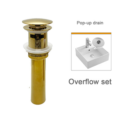 Kompleti odvodnih cijevi za kupaonicu u 8 boja, čep za umivaonik, ventil za odvod vode, glava za umivaonik, set čepova za vodu, metalno sivo bijeli