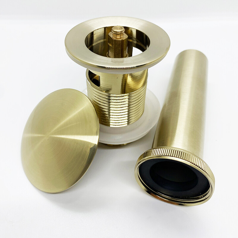 Kompleti odvodnih cijevi za kupaonicu u 8 boja, čep za umivaonik, ventil za odvod vode, glava za umivaonik, set čepova za vodu, metalno sivo bijeli