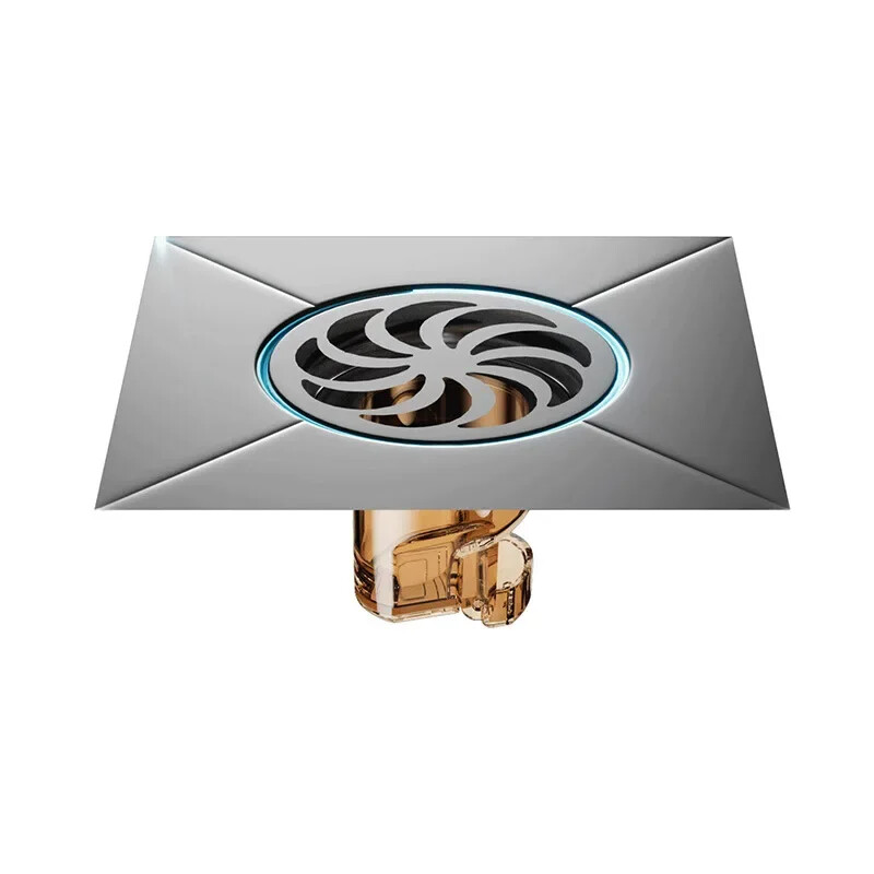 Magnetski samozatvarajući podni odvod WC Kanalizacija otporan na insekte Poklopac od nehrđajućeg čelika Hvatač dlaka Cjedilo za kupaonski pribor