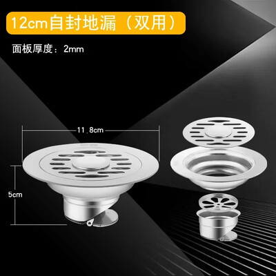 Podni odvodi od nehrđajućeg čelika Odvod protiv neugodnih mirisa Tuš Cjedilo Poklopac Kada Propuštanje u tlo Kuhinja Kupaonica Oprema