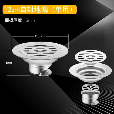 Podni odvodi od nehrđajućeg čelika Odvod protiv neugodnih mirisa Tuš Cjedilo Poklopac Kada Propuštanje u tlo Kuhinja Kupaonica Oprema