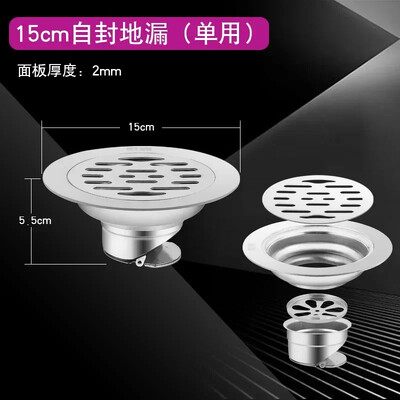 Podni odvodi od nehrđajućeg čelika Odvod protiv neugodnih mirisa Tuš Cjedilo Poklopac Kada Propuštanje u tlo Kuhinja Kupaonica Oprema