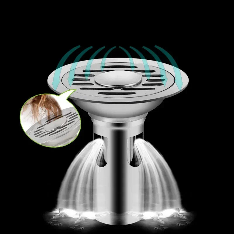 Podni odvodi od nehrđajućeg čelika Odvod protiv neugodnih mirisa Tuš Cjedilo Poklopac Kada Propuštanje u tlo Kuhinja Kupaonica Oprema