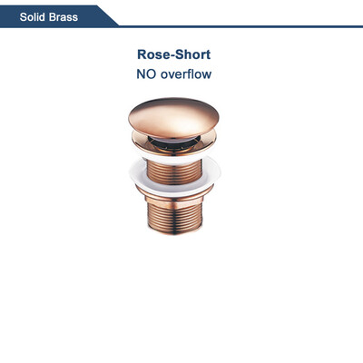 Skočni ispusni ventil za umivaonik za kupaonicu Novi čep za odvod Naprava za kadu Mjedeni set od crnog kroma Odbojni filtar za umivaonik