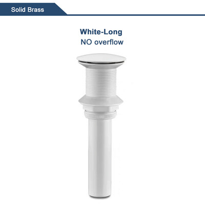 Skočni ispusni ventil za umivaonik za kupaonicu Novi čep za odvod Naprava za kadu Mjedeni set od crnog kroma Odbojni filtar za umivaonik