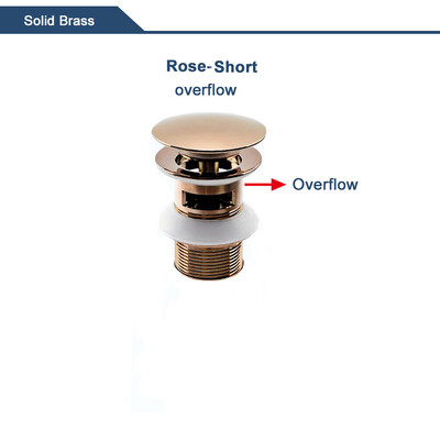 Skočni ispusni ventil za umivaonik za kupaonicu Novi čep za odvod Naprava za kadu Mjedeni set od crnog kroma Odbojni filtar za umivaonik