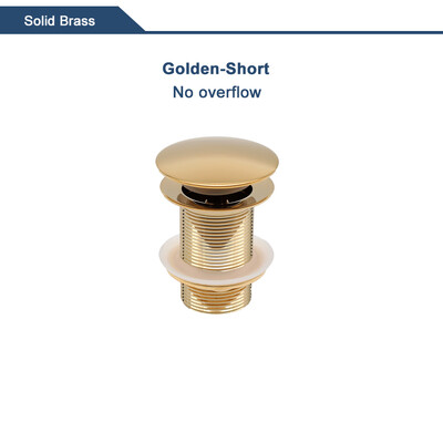 Skočni ispusni ventil za umivaonik za kupaonicu Novi čep za odvod Naprava za kadu Mjedeni set od crnog kroma Odbojni filtar za umivaonik