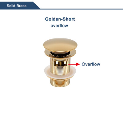 Skočni ispusni ventil za umivaonik za kupaonicu Novi čep za odvod Naprava za kadu Mjedeni set od crnog kroma Odbojni filtar za umivaonik