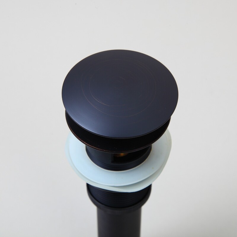 ZAPPO umivaonik Pop-up odvodni ventil za kupaonicu Novi odvodni čep Naprava za kadu Mjedeni set Crni kromirani odbojni filtar za umivaonik