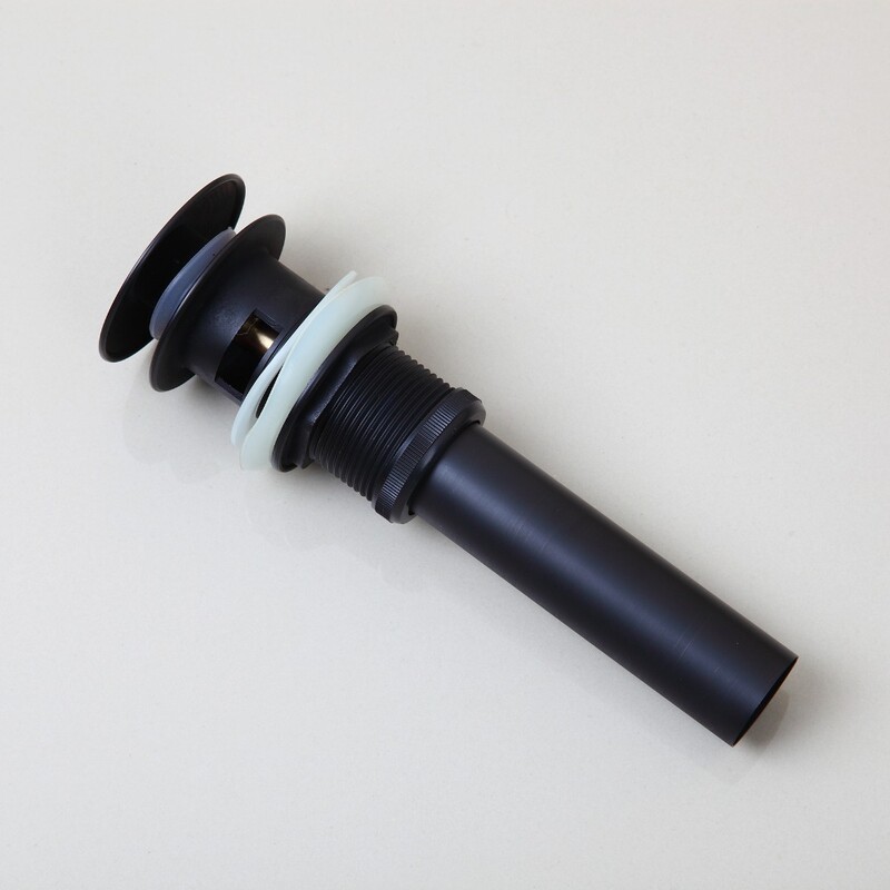 ZAPPO umivaonik Pop-up odvodni ventil za kupaonicu Novi odvodni čep Naprava za kadu Mjedeni set Crni kromirani odbojni filtar za umivaonik