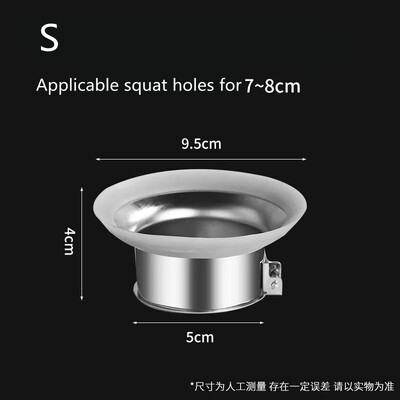 Posuda za čučnjeve od nehrđajućeg čelika Čep protiv mirisa Pod WC-a Dezodorirajući čep Kada za kupanje Poklopac protiv blokiranja Kupaonski pribor