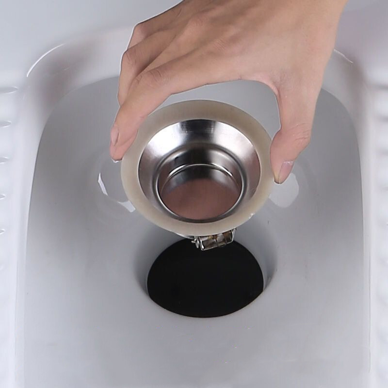 Posuda za čučnjeve od nehrđajućeg čelika Čep protiv mirisa Pod WC-a Dezodorirajući čep Kada za kupanje Poklopac protiv blokiranja Kupaonski pribor