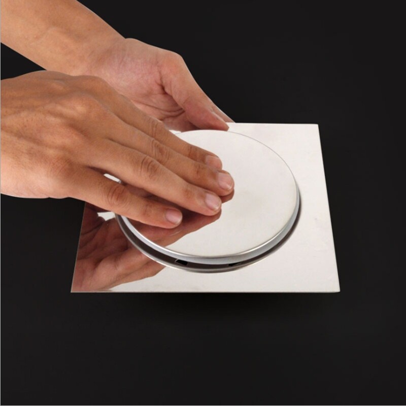 Odvodi Podni odvod Linearni 10cm Kupaonica Kuhinja Kvadratni podni odvod Cjedilo Poklopac za kuhinjski ili kupaonski odvod sudoper