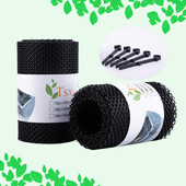 Mreža za zaštitu oluka, DIY zaštitna mreža s kukicama za pričvršćivanje, idealno za sprječavanje začepljenja lišća, grančica i krhotina