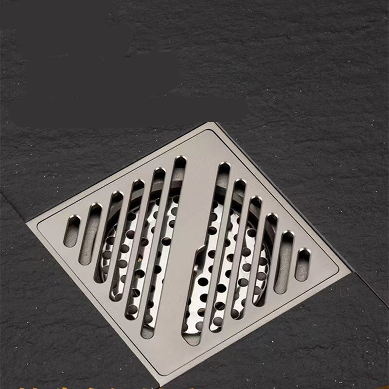 Podni odvodi kupaonice od nehrđajućeg čelika Pruge za prevenciju Dezodorans Balkonski odvod Odvod za tuš WC Filter za kosu