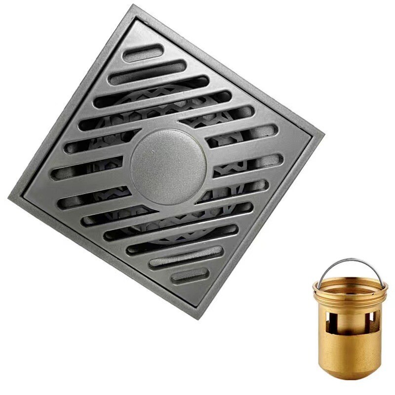 Podni odvodi kupaonice od nehrđajućeg čelika Pruge za prevenciju Dezodorans Balkonski odvod Odvod za tuš WC Filter za kosu