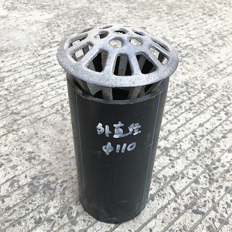 Krovna odvodna cijev Željezo Podni odvod Balkon Odvodna cijev Cjedilo 75-160 mm Rešetka PVC cijev Kanalizacijski odvod Umetak Mrežni poklopac Čep za rupu