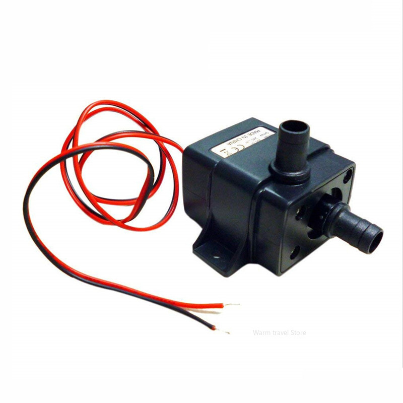DC12V 400MA 240L/H Mini vodena pumpa Micro DC bez četkica Hidroponske tihe cirkulacijske potopne pumpe AD20P-1230C