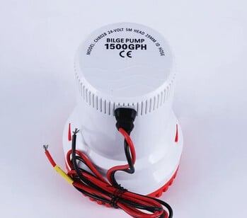 Трюмна помпа Мини помпи за лодки 12V 24V 1500GPH 2000GPH Правило за потопяем каяк Вода 24 волта Градинско изплакване Вана за автомивка