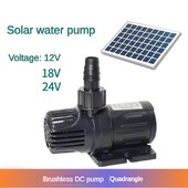 Vodena pumpa 12 V Visokotlačna Ultra tiha solarna DC 24 V Podizanje 5M 800L/H Motor bez četkica Potopne vodene pumpe Quick Break Joint