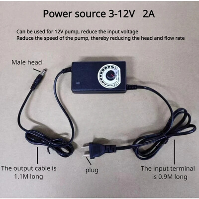 Vodena pumpa 12 V Visokotlačna Ultra tiha solarna DC 24 V Podizanje 5M 800L/H Motor bez četkica Potopne vodene pumpe Quick Break Joint