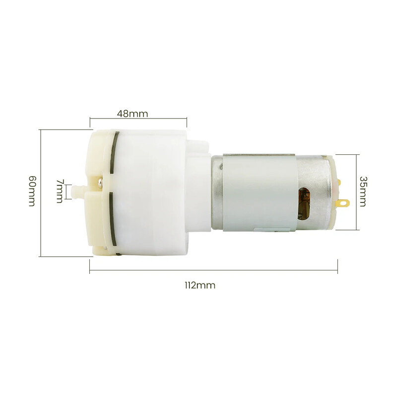 DC 555 12v 24v mikrovakuumska pumpa tihe električne pumpe akvarij i pumpa za kisik