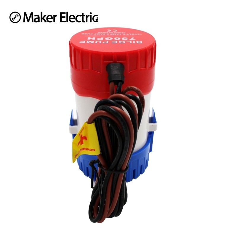 Pumpa za vodu MKBP-G750-12/24 750GPH 12/24v Mala prijenosna kaljužna pumpa, pumpe za brodsku vodu iz tvornice Wenzhou