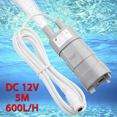 12V 5mHigh 600-1000L/H Lift DC Potopne pumpe za vodu Fish Tank Pojačivač pumpa bez četkica Potopna pumpa za ribnjak Akvarij Pumpa za bunar